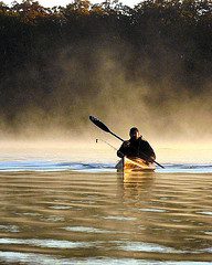 Kayak Fishing at Okmulgee Lake